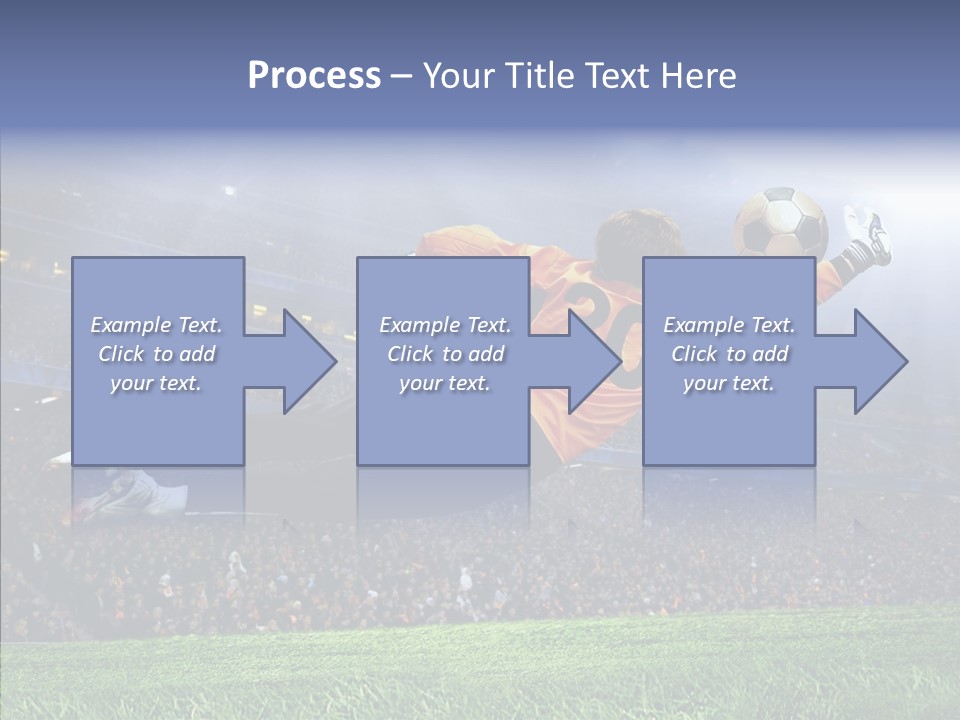 Jump Gate Soccer PowerPoint Template
