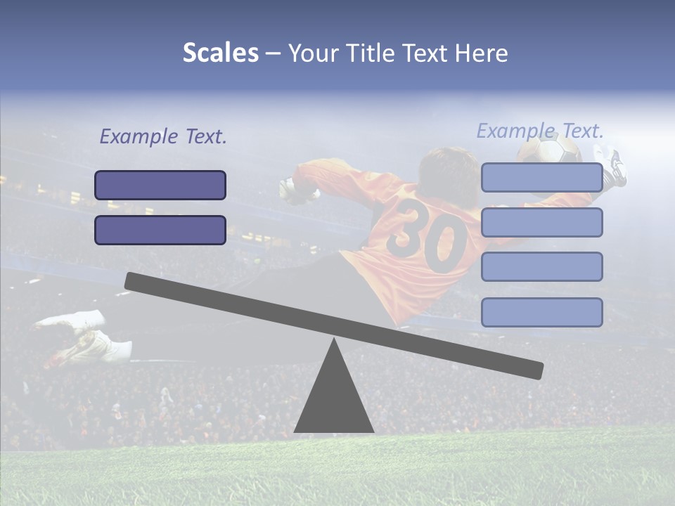 Jump Gate Soccer PowerPoint Template
