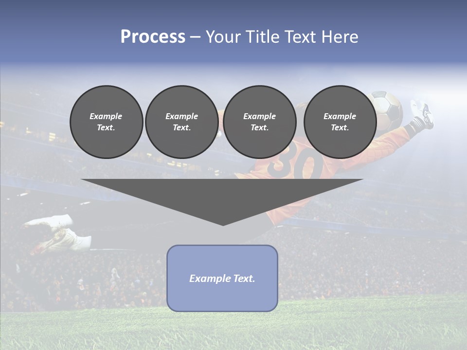 Jump Gate Soccer PowerPoint Template