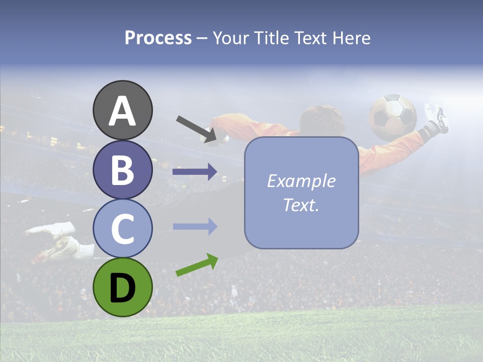 Jump Gate Soccer PowerPoint Template
