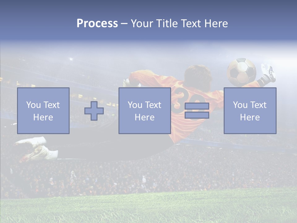 Jump Gate Soccer PowerPoint Template