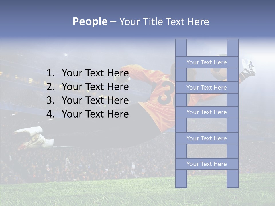 Jump Gate Soccer PowerPoint Template