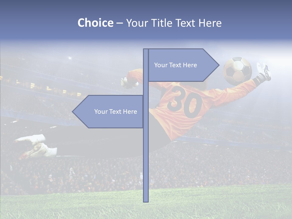 Jump Gate Soccer PowerPoint Template