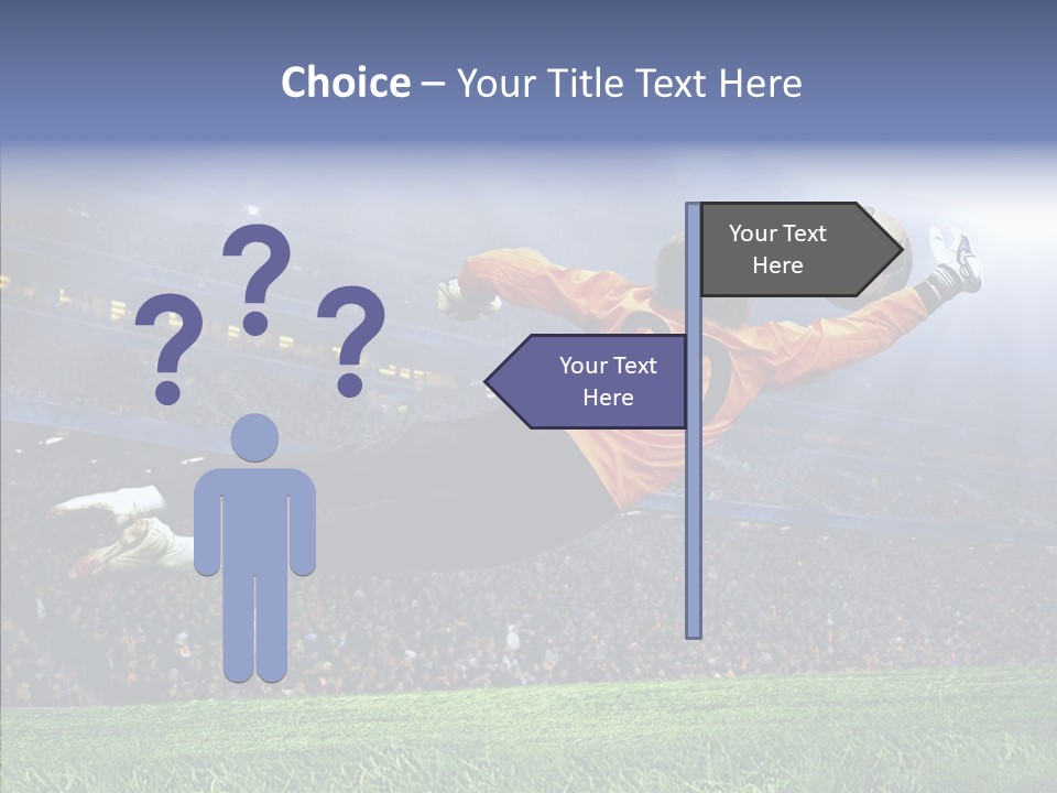 Jump Gate Soccer PowerPoint Template
