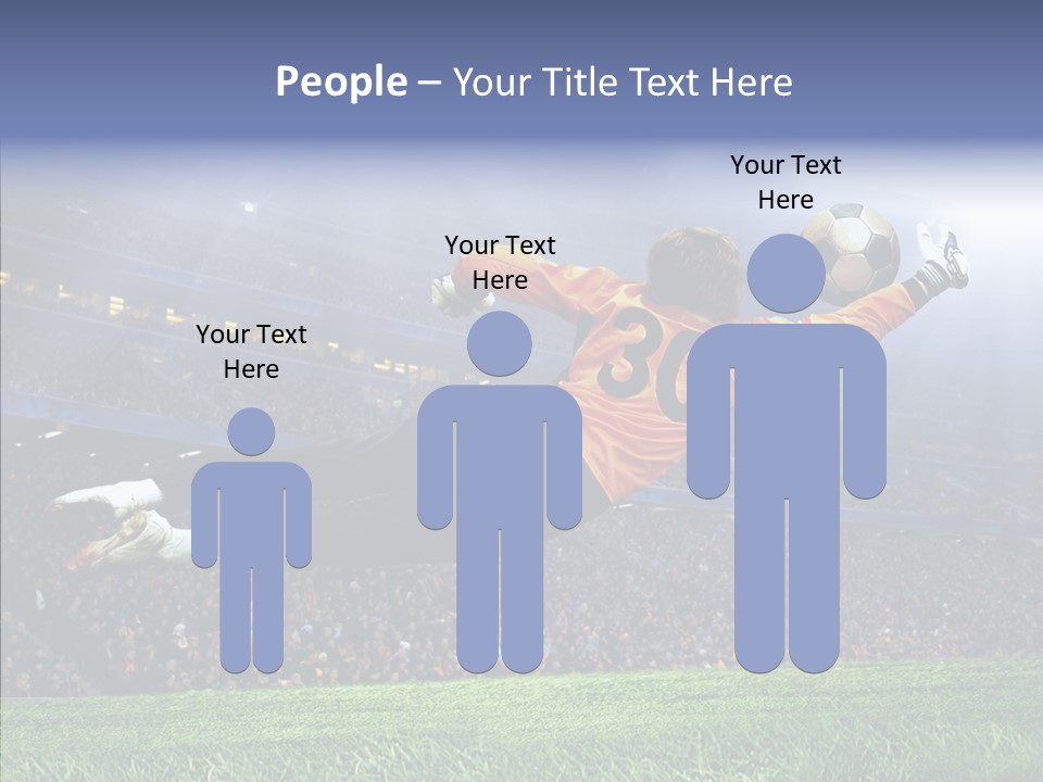 Jump Gate Soccer PowerPoint Template