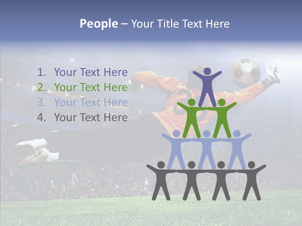 Jump Gate Soccer PowerPoint Template