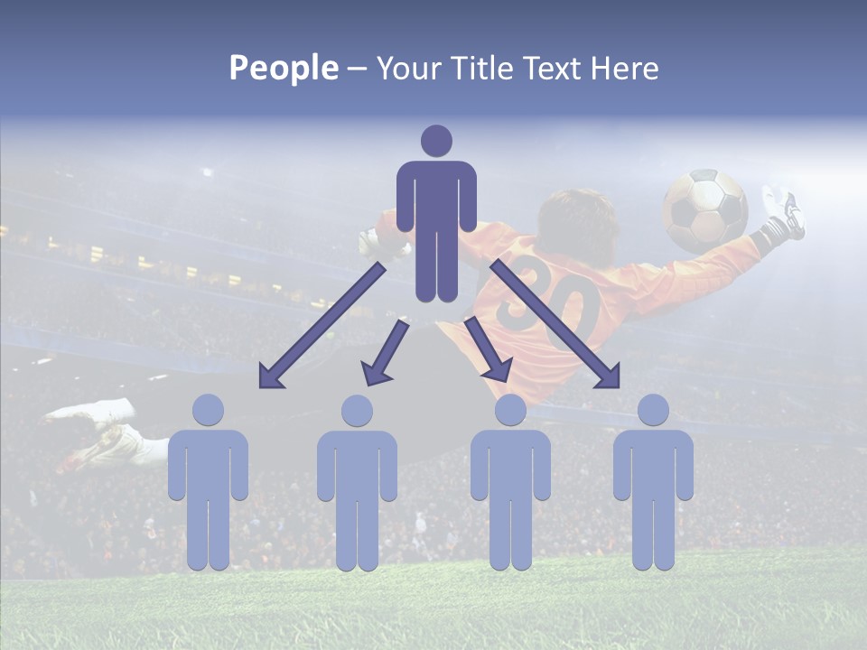 Jump Gate Soccer PowerPoint Template