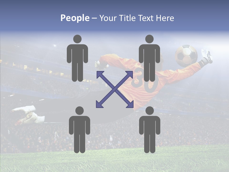 Jump Gate Soccer PowerPoint Template