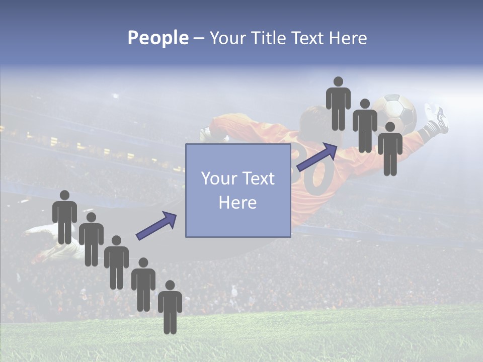 Jump Gate Soccer PowerPoint Template