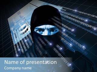 Virus Cover Criminal PowerPoint Template