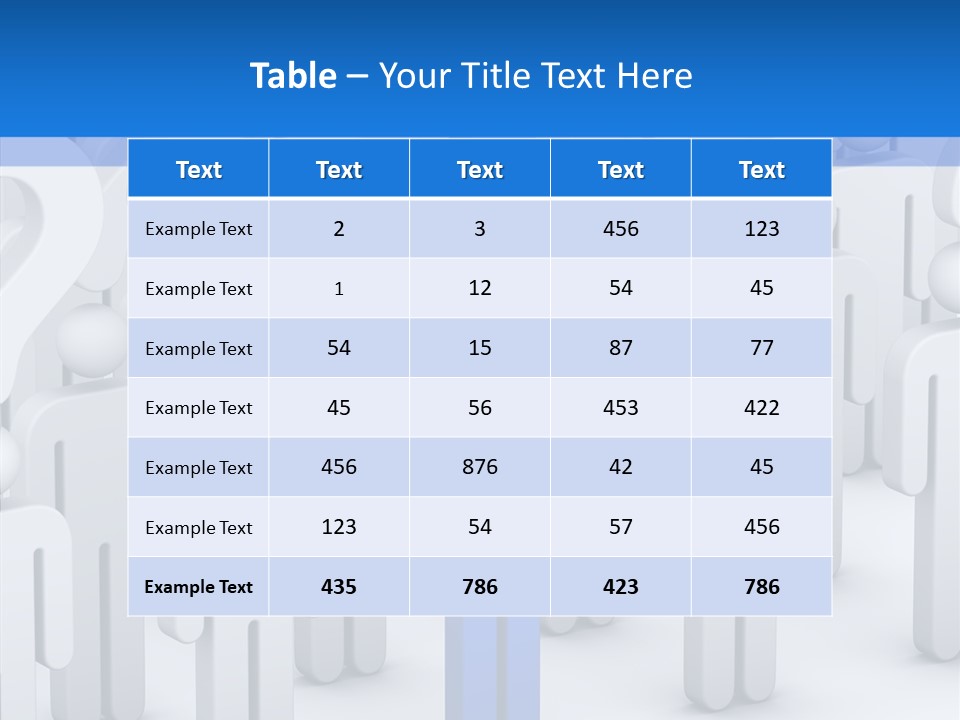 Intelligence Exam Concept PowerPoint Template