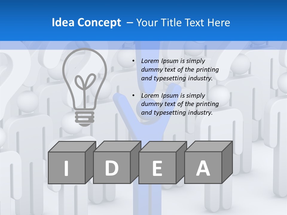 Intelligence Exam Concept PowerPoint Template