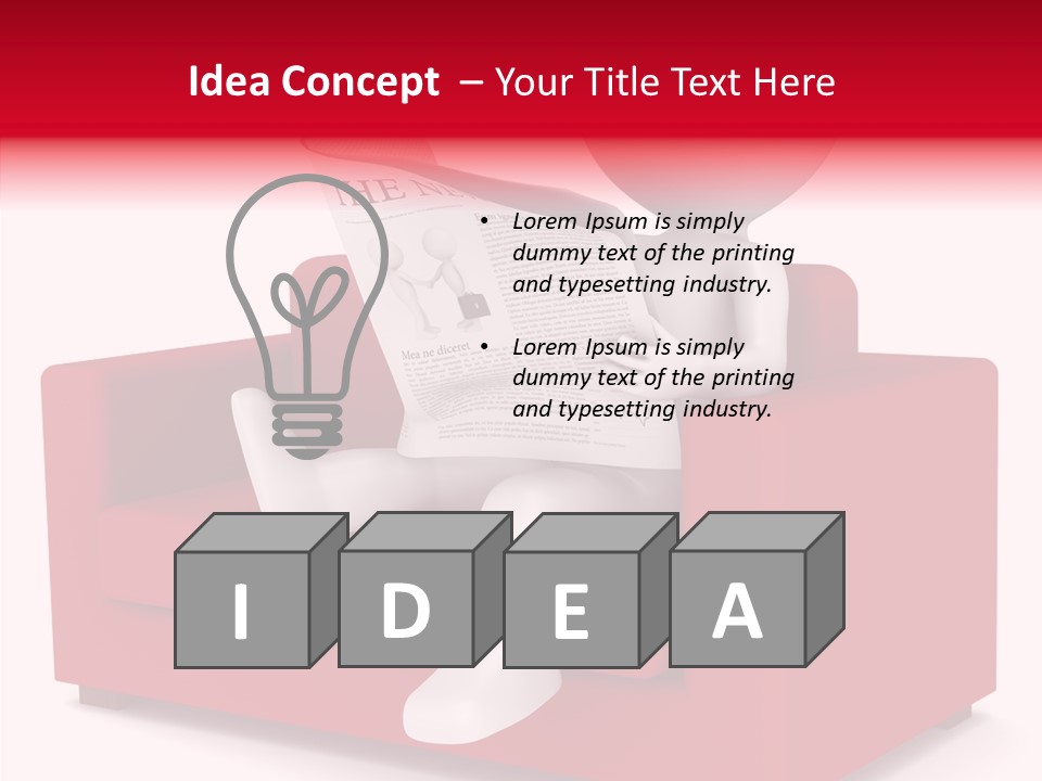 Word People Happy PowerPoint Template