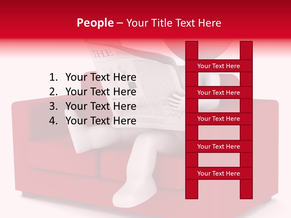Word People Happy PowerPoint Template