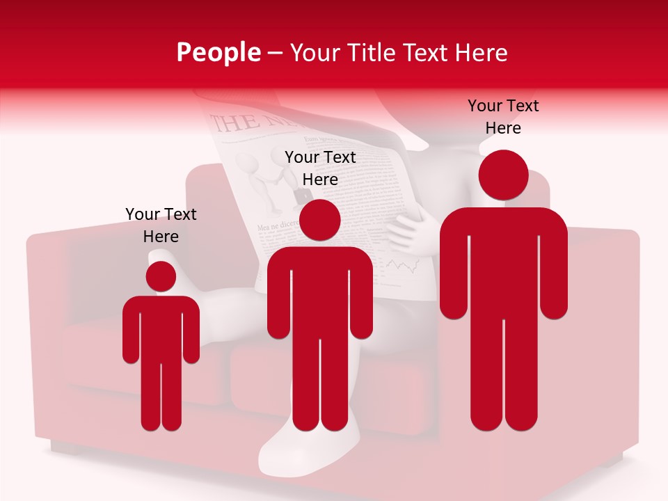 Word People Happy PowerPoint Template