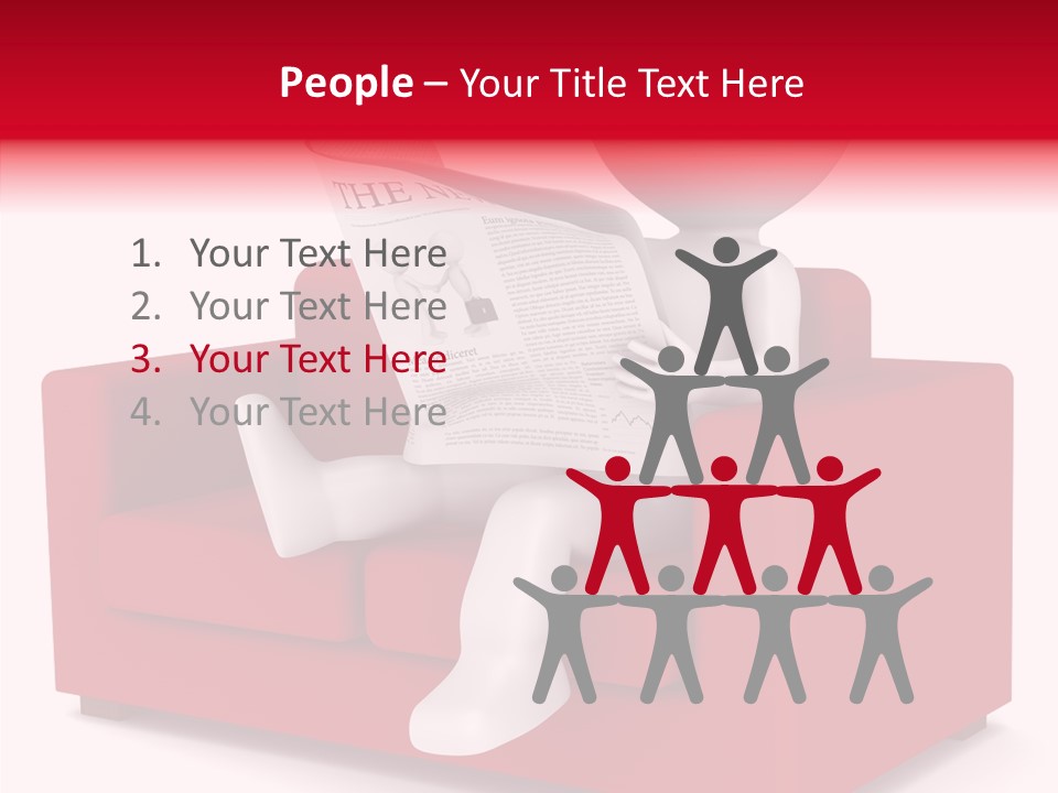 Word People Happy PowerPoint Template
