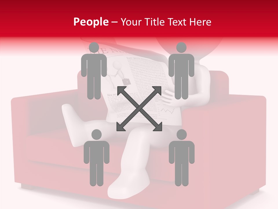 Word People Happy PowerPoint Template