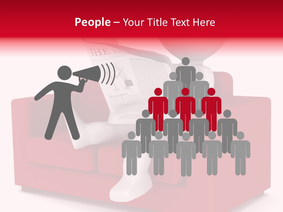 Word People Happy PowerPoint Template