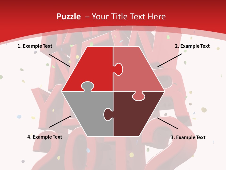 Room Team Writing PowerPoint Template