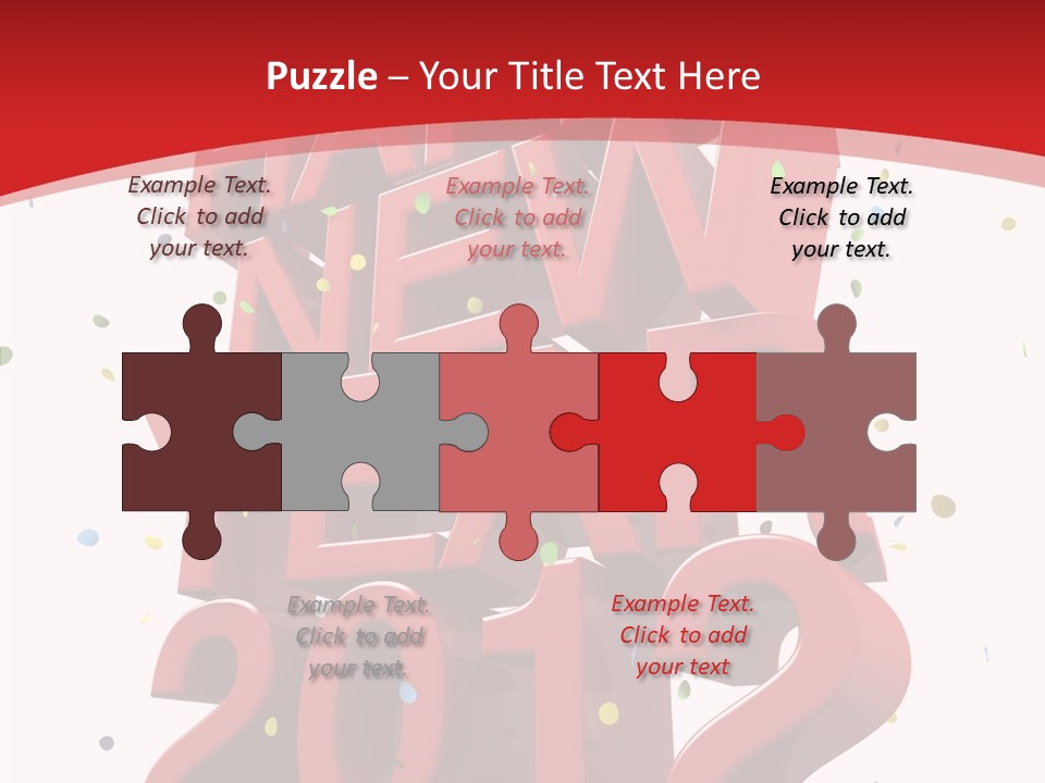 Room Team Writing PowerPoint Template