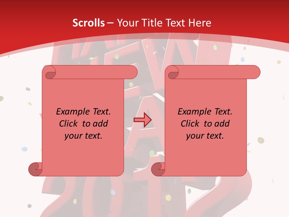 Room Team Writing PowerPoint Template