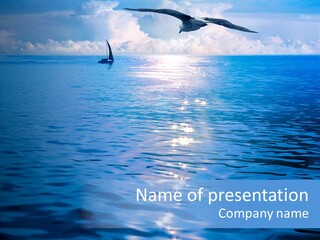 Outdoors North Sea Sea PowerPoint Template