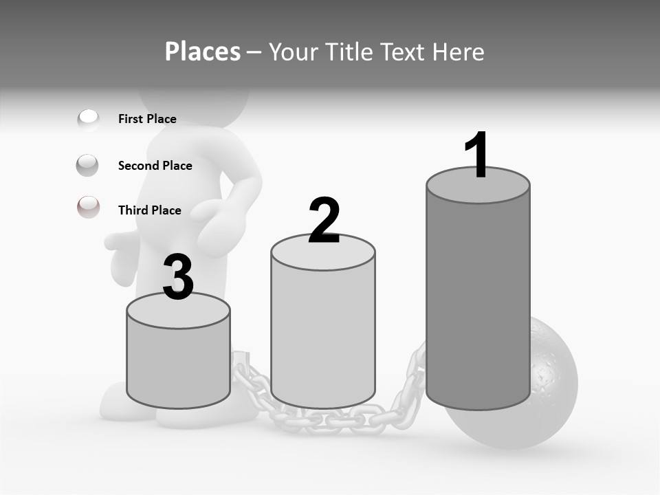 Black Unlucky Unhappy PowerPoint Template