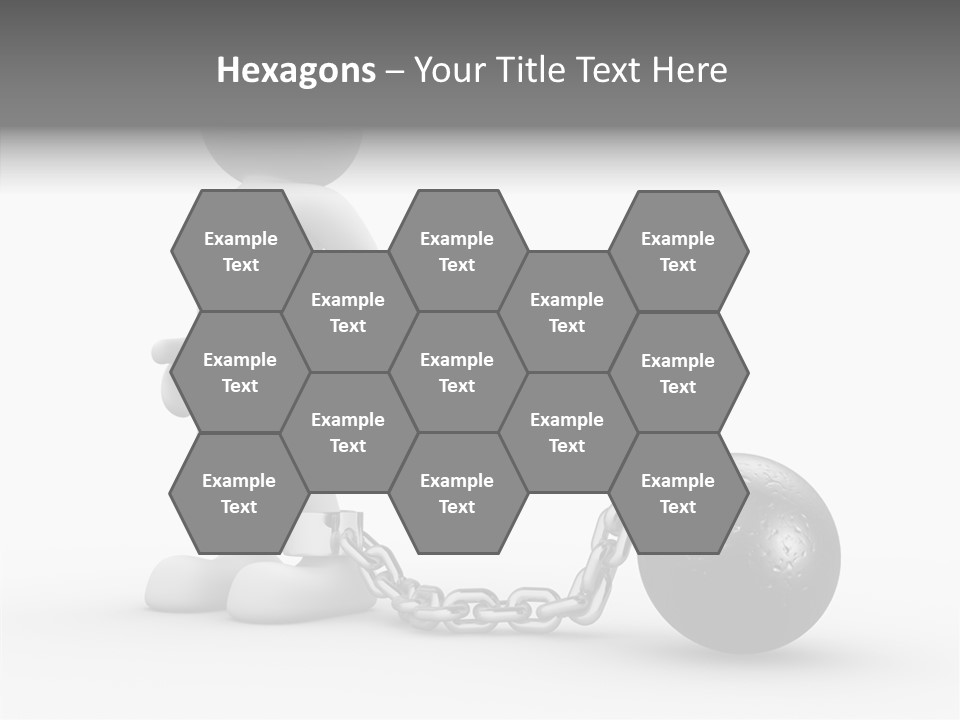 Black Unlucky Unhappy PowerPoint Template