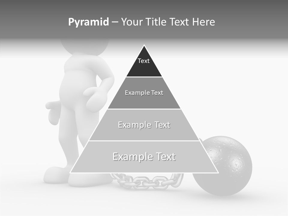 Black Unlucky Unhappy PowerPoint Template