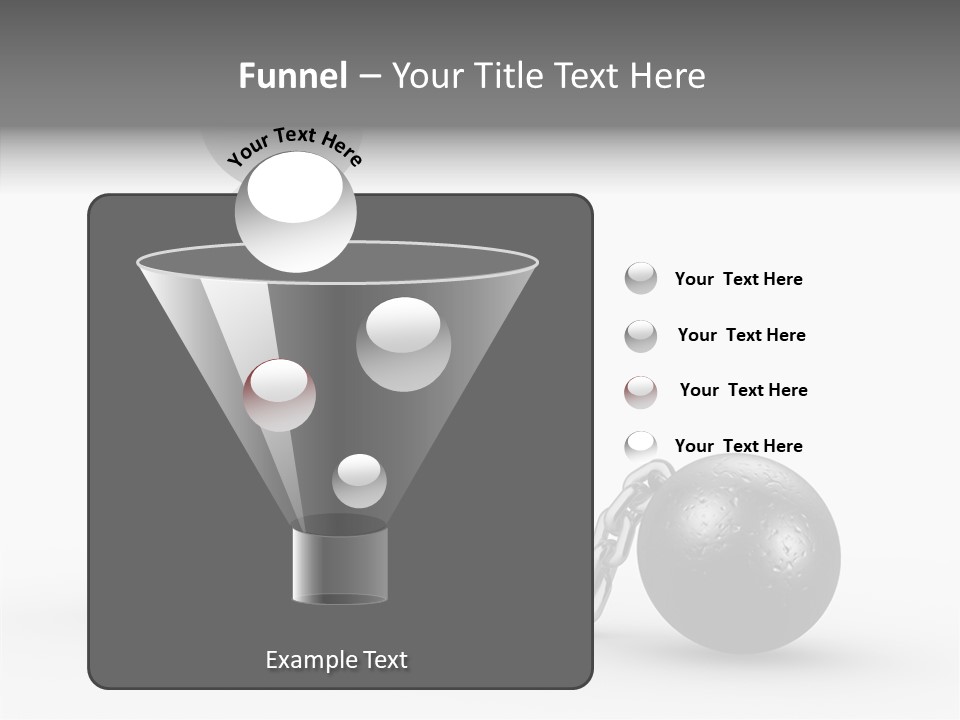 Black Unlucky Unhappy PowerPoint Template