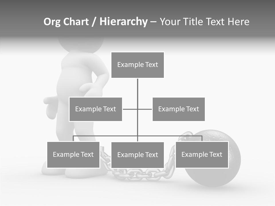 Black Unlucky Unhappy PowerPoint Template