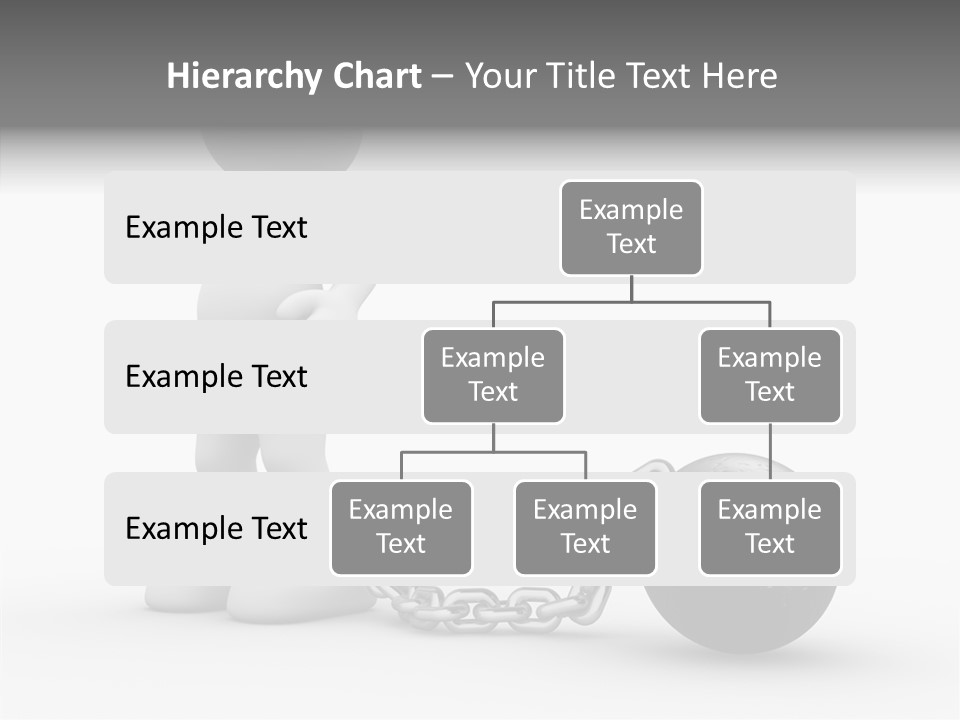 Black Unlucky Unhappy PowerPoint Template