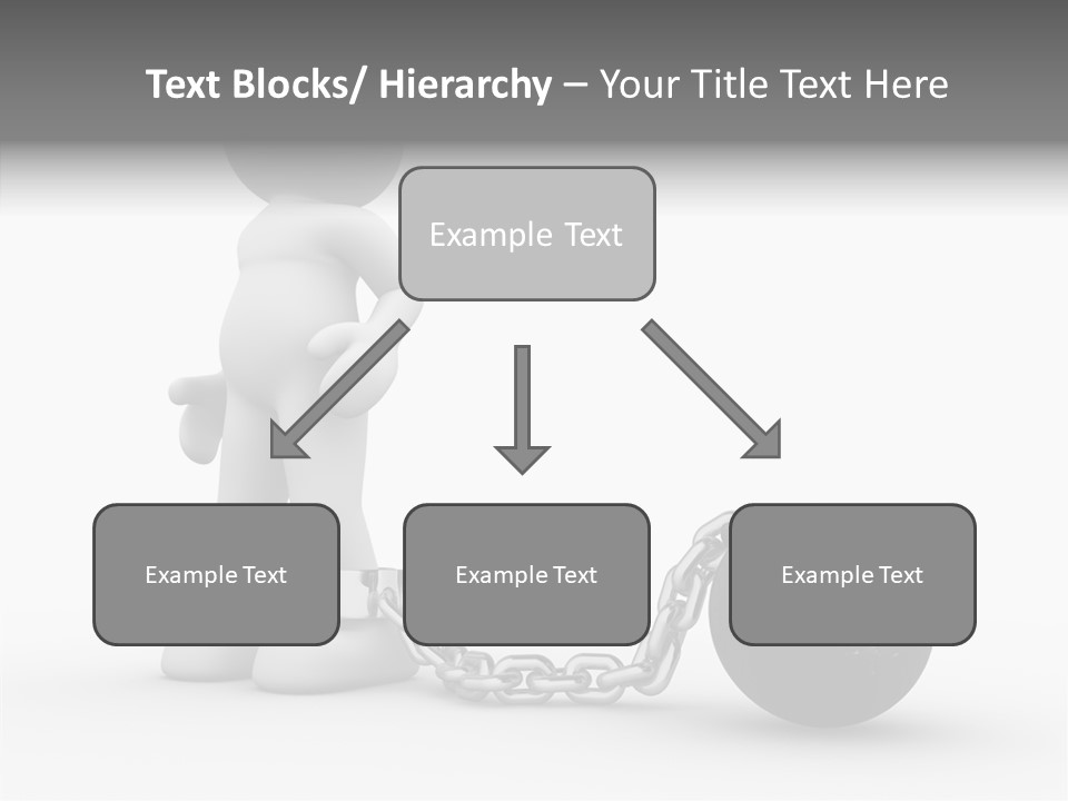 Black Unlucky Unhappy PowerPoint Template
