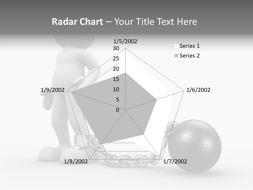 Black Unlucky Unhappy PowerPoint Template