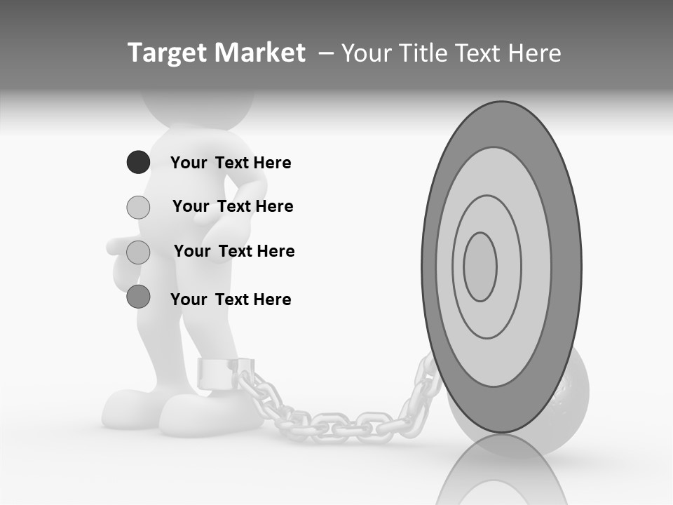 Black Unlucky Unhappy PowerPoint Template