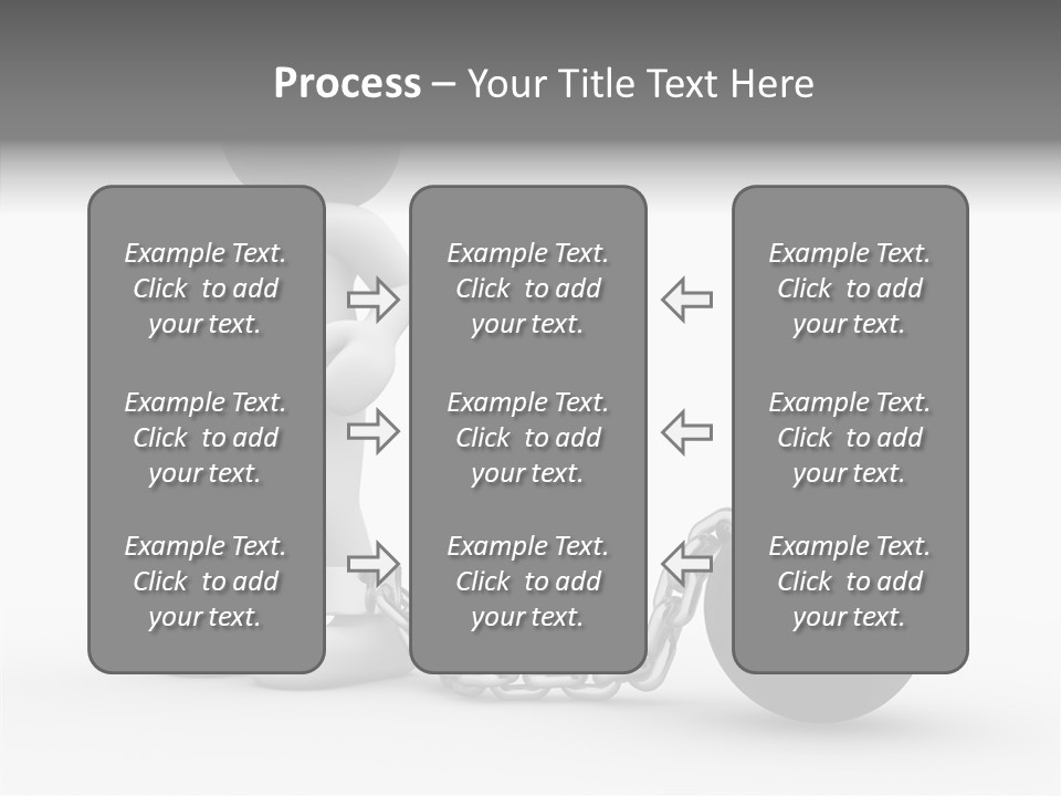 Black Unlucky Unhappy PowerPoint Template
