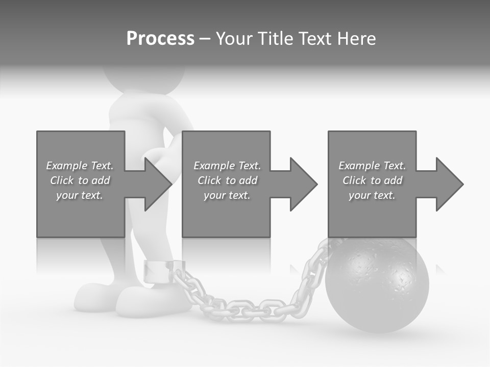 Black Unlucky Unhappy PowerPoint Template