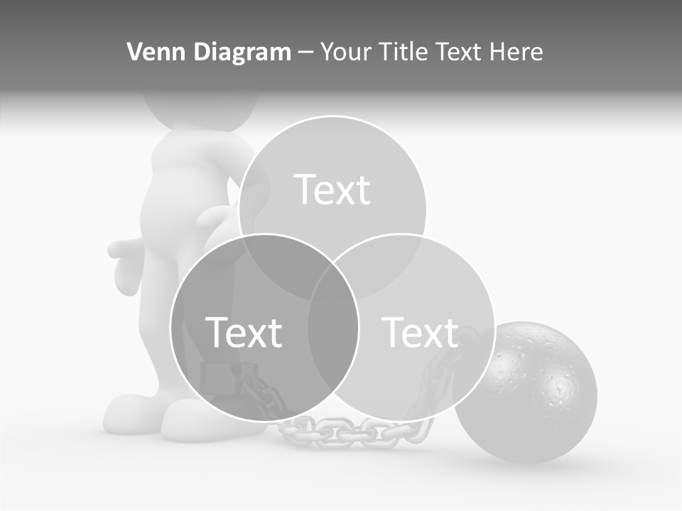 Black Unlucky Unhappy PowerPoint Template