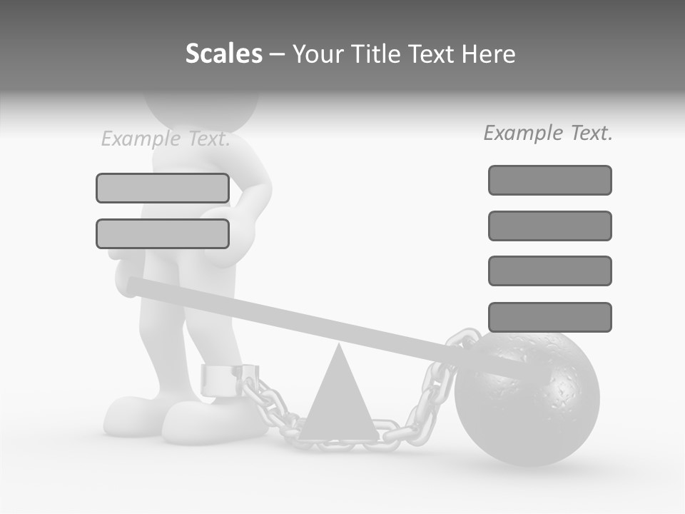 Black Unlucky Unhappy PowerPoint Template