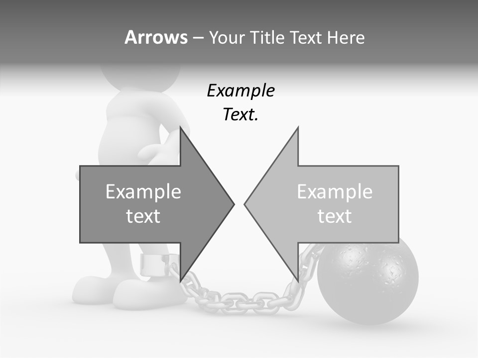 Black Unlucky Unhappy PowerPoint Template