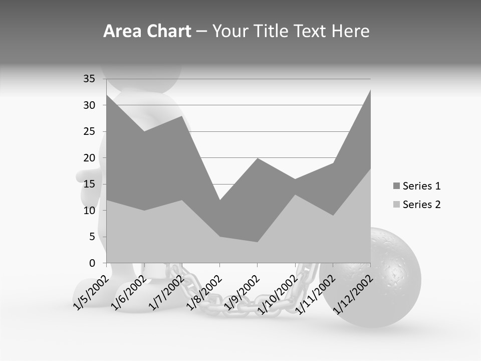 Black Unlucky Unhappy PowerPoint Template