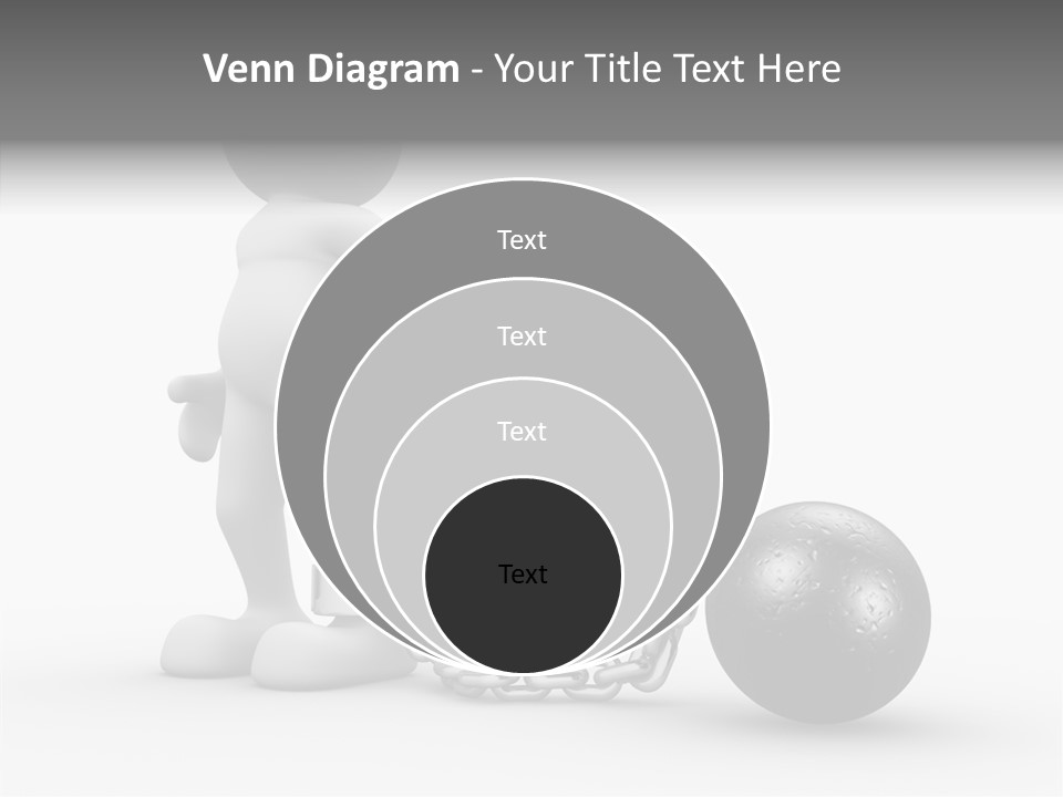 Black Unlucky Unhappy PowerPoint Template