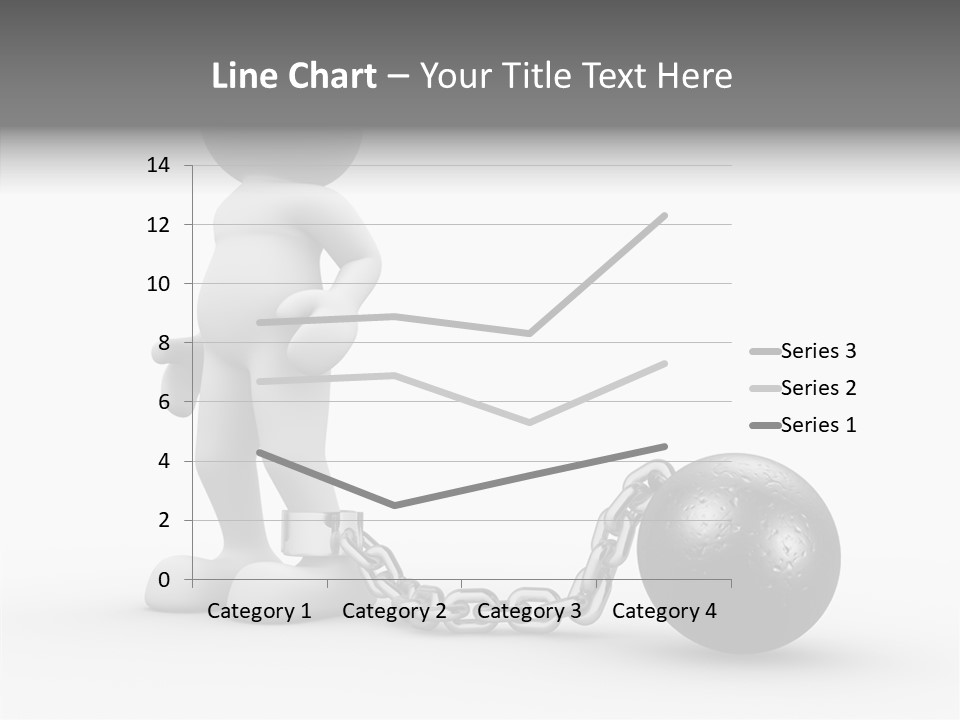 Black Unlucky Unhappy PowerPoint Template