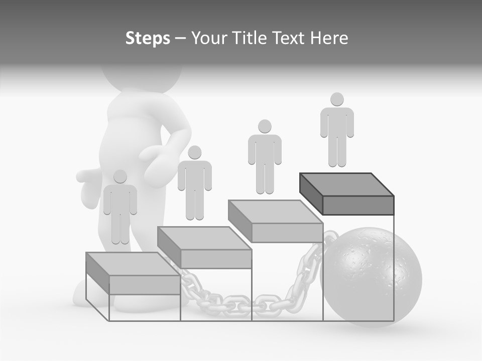 Black Unlucky Unhappy PowerPoint Template