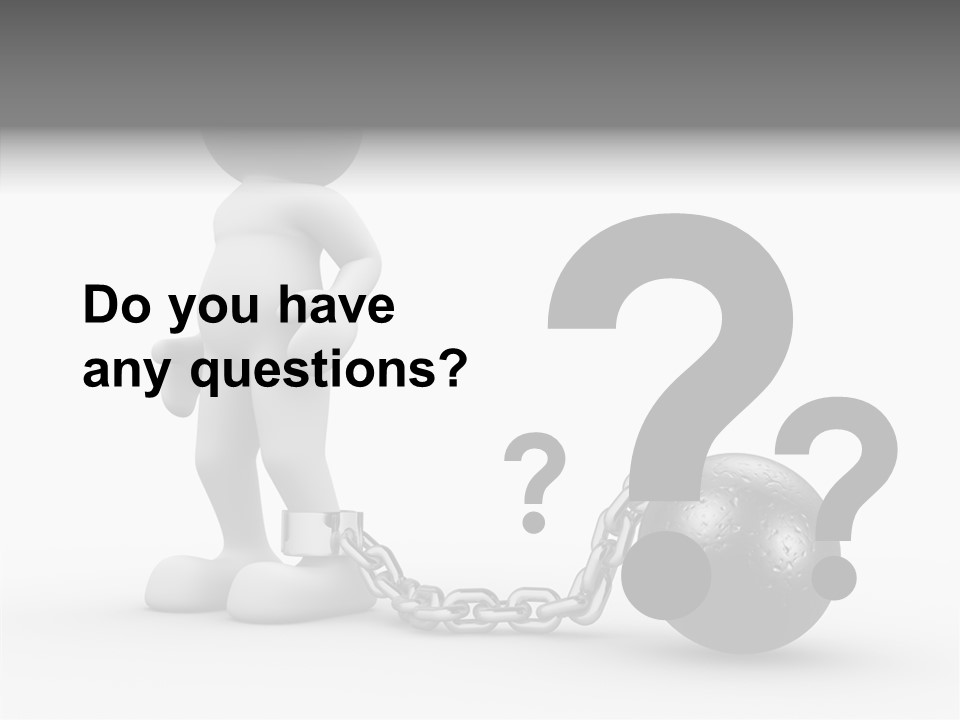 Black Unlucky Unhappy PowerPoint Template