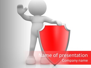 People Red Obsolete PowerPoint Template