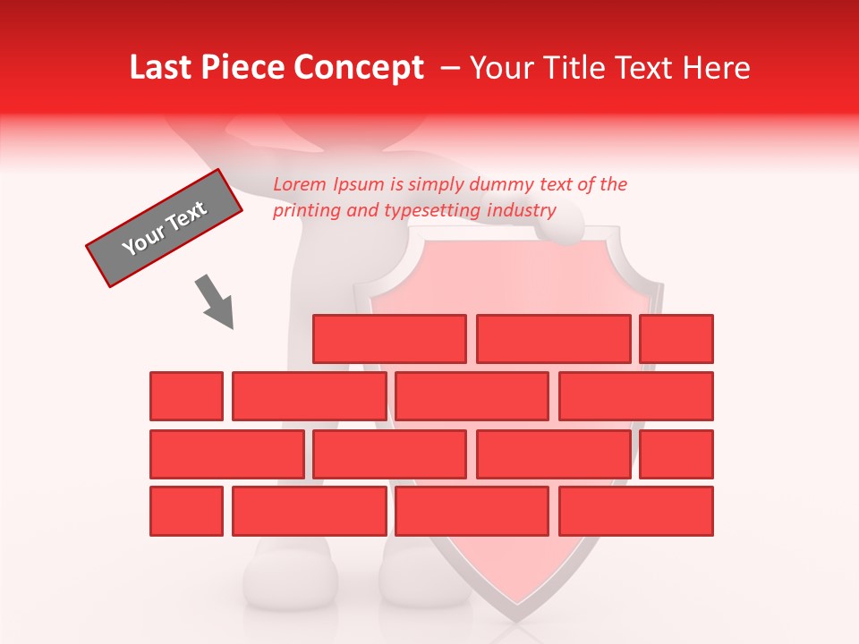 People Red Obsolete PowerPoint Template