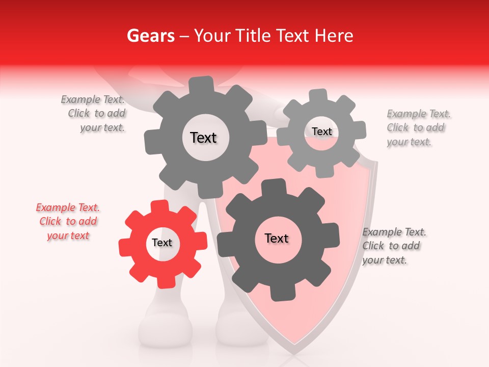 People Red Obsolete PowerPoint Template