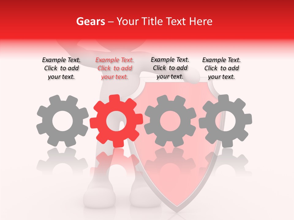 People Red Obsolete PowerPoint Template