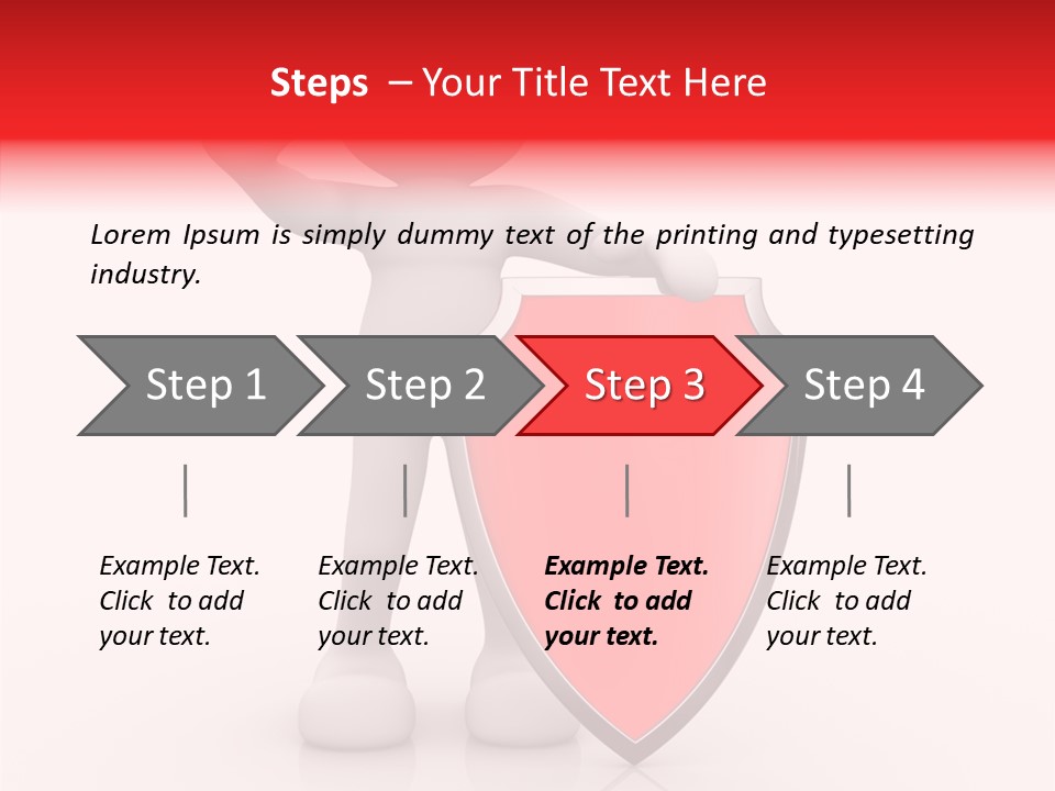 People Red Obsolete PowerPoint Template